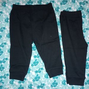 2 Pair Infant Leggings Black size 6-9 months NEW